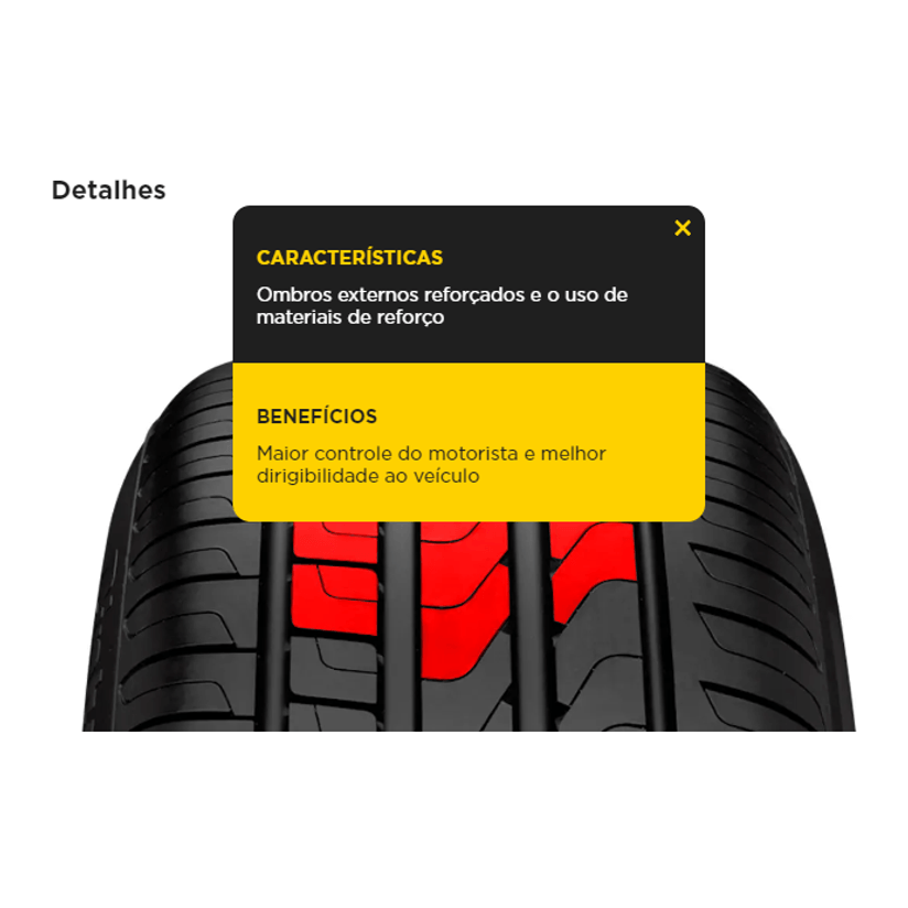 Pneu Pirelli Cinturato P7 215/50 R17 91V - Aro 17 | Campneus